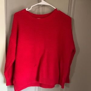 Red old navy sweater size XL